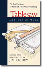 Table Saw Book by Jim Richey