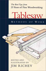 Tablesaw Methods of Work