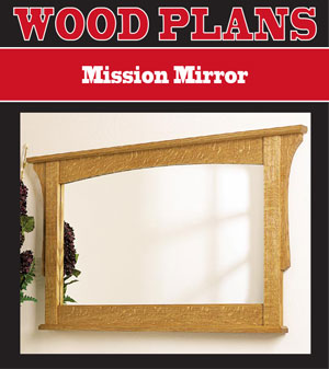 Mission Mirror Woodworking Plan

