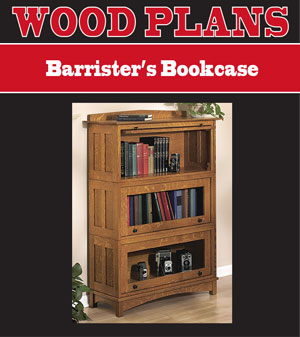 Barrister's Bookcase 
Woodworking Plan