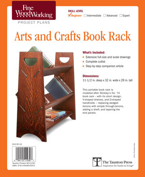 Arts and Crafts Bookrack