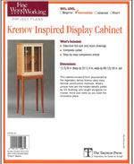 Krenov Inspired Display Cabinet