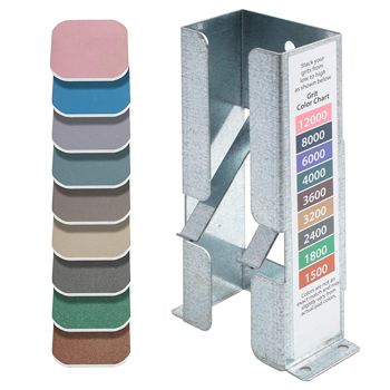 Soft Touch 2" x 2" Sanding Pads with Galvanized Steel Dispenser