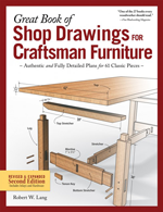Great Book of Shop Drawings for Craftsman Furniture
