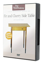 Fir and Cherry Side Table