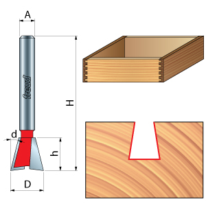 Freud Dovetail Router Bits 