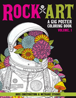 Rock Art: A Gig Poster Coloring Book