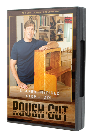 Rough Cut - Shaker-inspired Step Stool