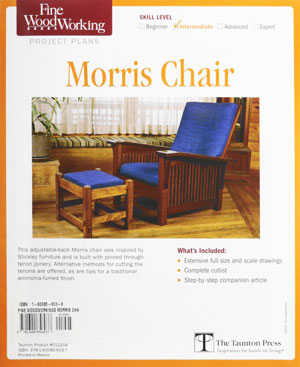 Morris Chair Plan Project Plan