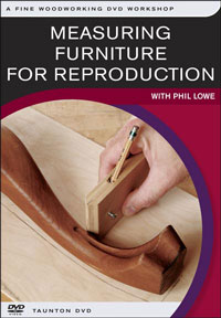 Measuring Furniture for Reproduction -DVD