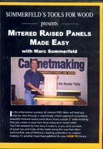 Mitered Raised Panels Made Easy DVD