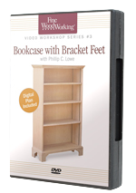 Bookcase with Bracket Feet: Furniture Making DVD