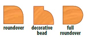 4 PC Roundover Bit Set Detail Image