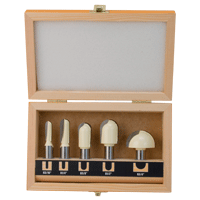 Stone Mountail 5 Piece Round Nose Bit Set