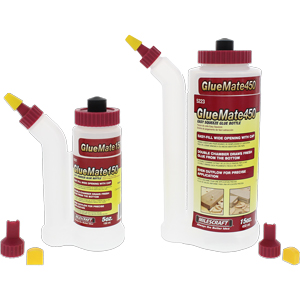 Milescraft GlueMate150™ & GlueMate450™ - Precision Anti-Drip Wood Glue Bottles Ideal for Woodworking