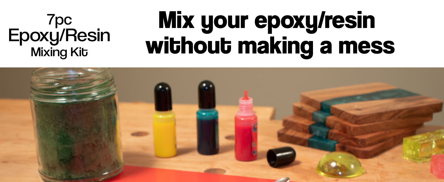 Sili 7 pc Epoxy/Resin Mixing Set