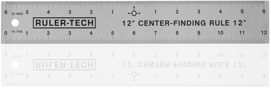 Center Finding Ruler 24 X 1-3/4