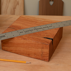 24" Stainless Steel Center Finder Rule