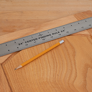 24" Stainless Steel Center Finder Rule