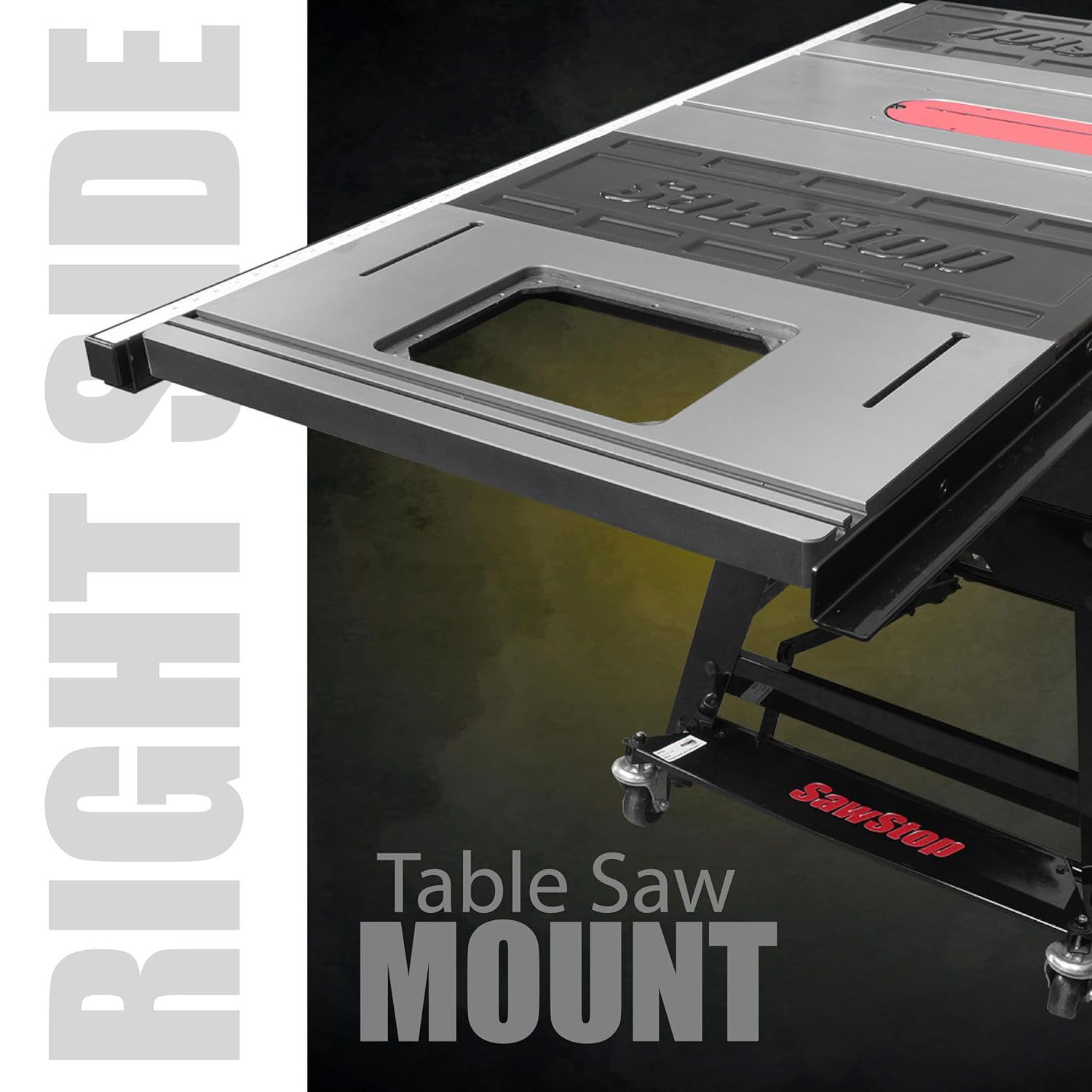 Cast Iron Table Saw Router Extension Wing