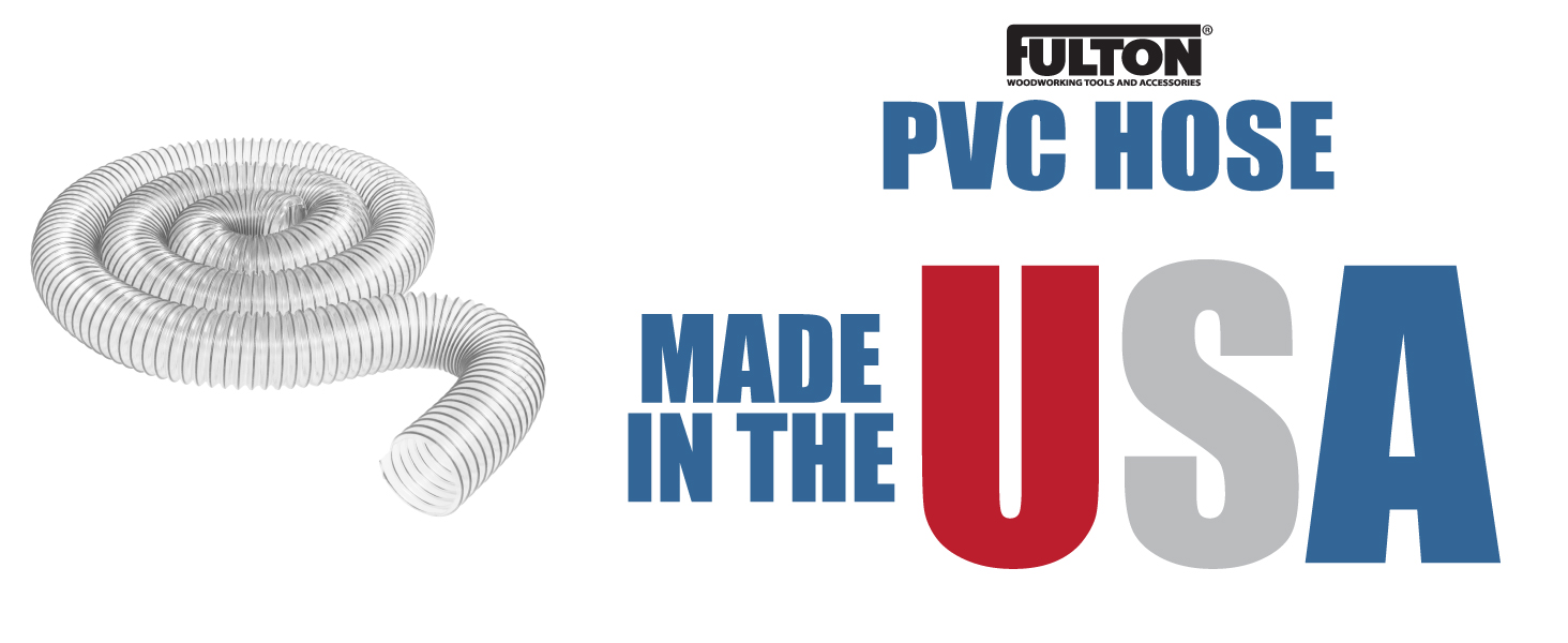 Fulton Heavy Duty PVC Dust Collection Hose