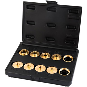 Brass Template Bushing Guide Kit - 10 Piece Set