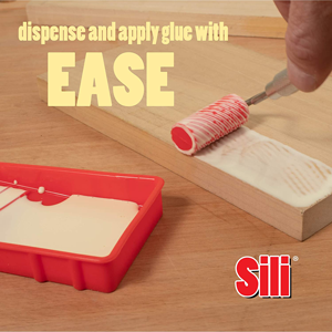 Sili Glue Pod and 3 Sili Micro Glue Brushes with Multi Purpose Sealable  Lid/Glue Brush Holder • Fine Tip • Chiseled Tip and Flat Tapered Tip  Brushes