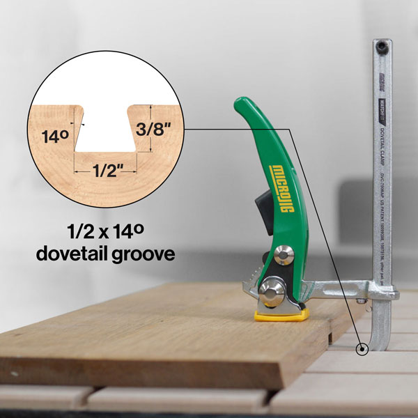 MATCHFIT Dovetail Ratchet Clamp AP