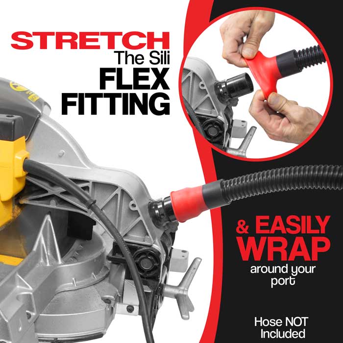 Flex Fit Threaded Fittings for Power Tool Hose