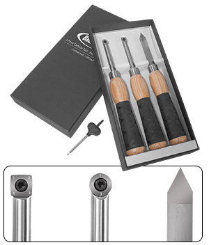 3 Piece Carbide Tool - Pen Turning Set