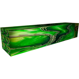 Shamrock Color Splash Acrylic Pen Blank