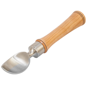 wooden ice cream scoop