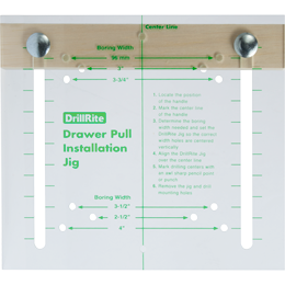 Drawer Pull Installation Jig