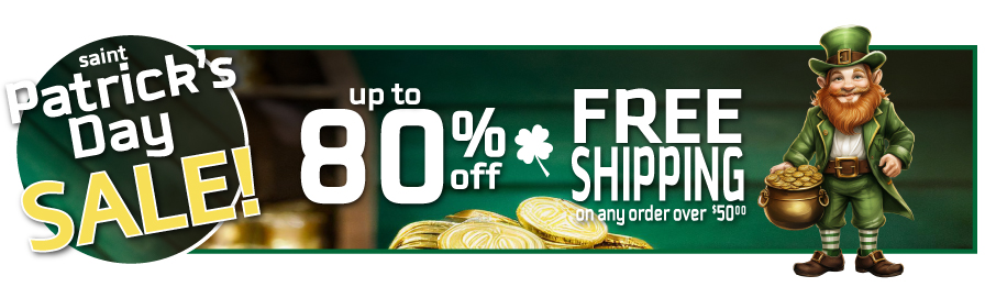 St. Patrick's Day Sale Up to 60% Off + Free Shipping Over $35